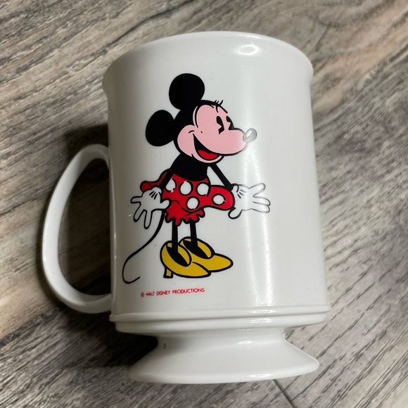 Disney Other - Vintage Mickey and Minnie Mouse Plastic Mug